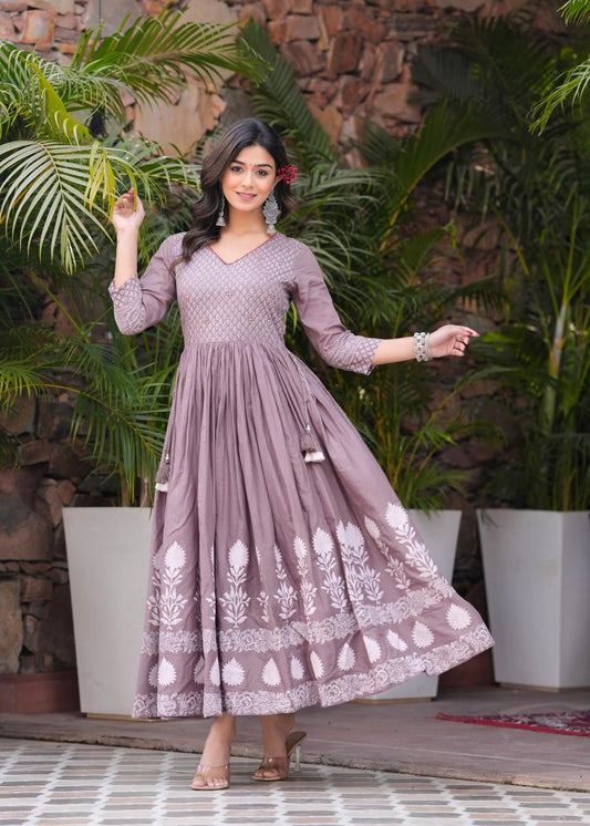 Anarkali Lilax -2212