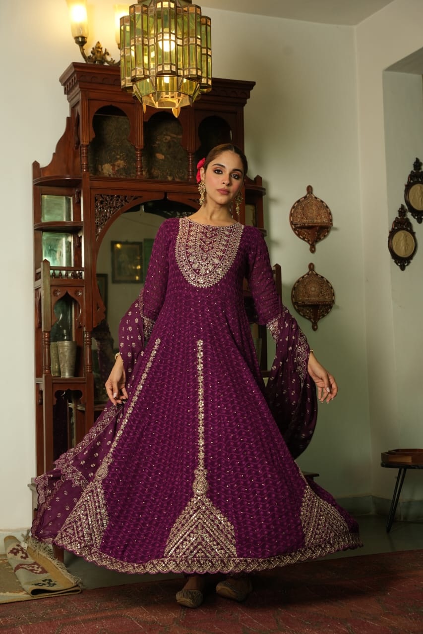 Anarkali With Glass -2669