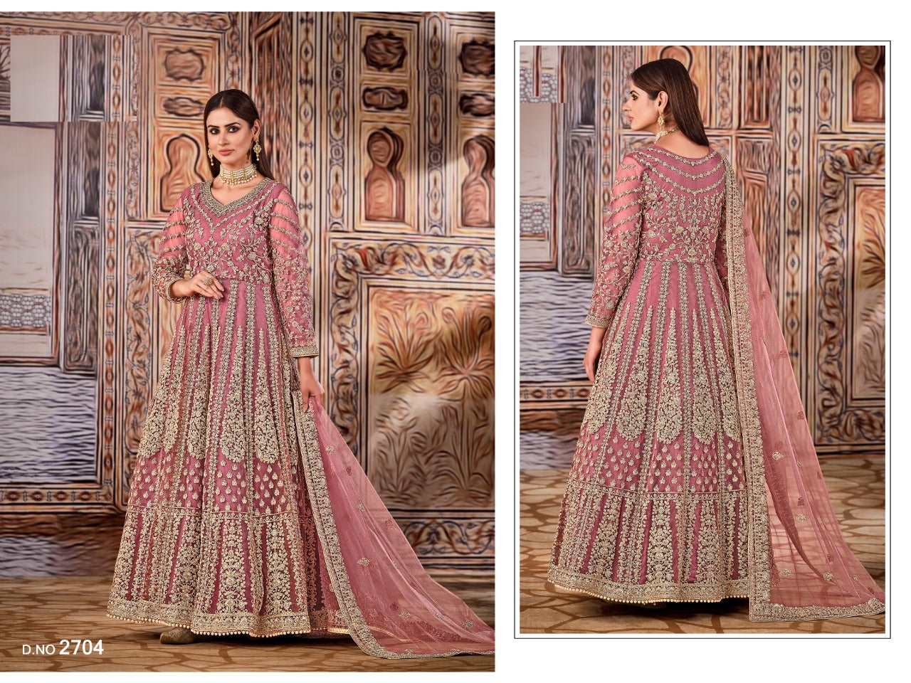 Indian Dress full embroidered - Livi Collection 