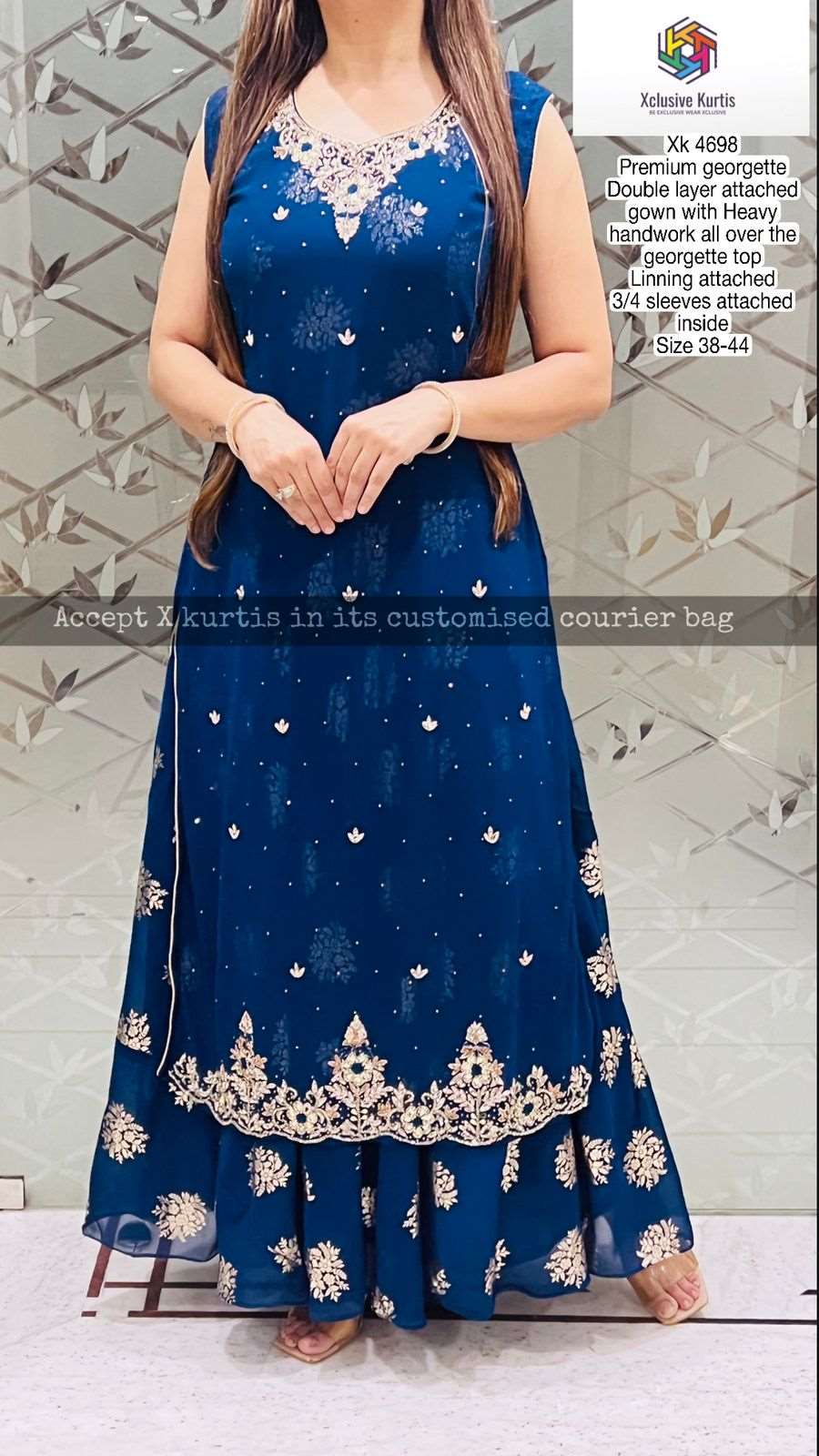 Indian Dress Ori Double Layer Big Size - Livi Collection 