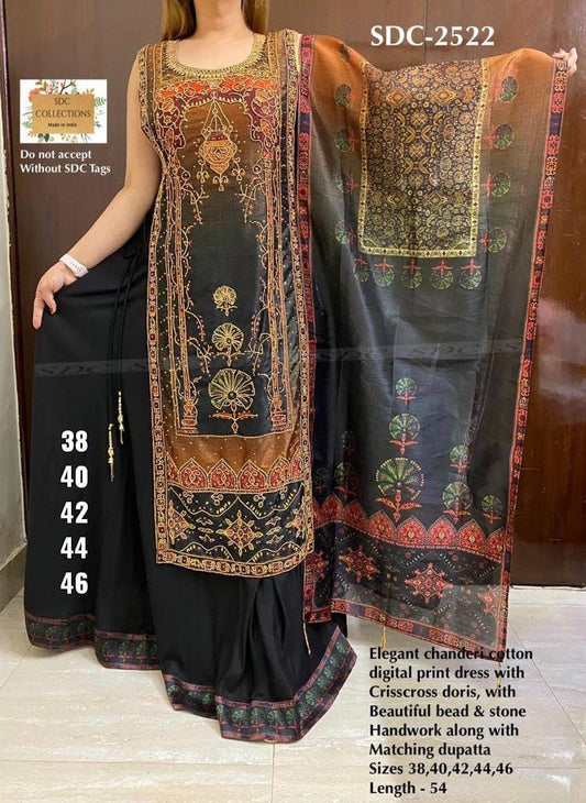 Indian dress ori two layer -1057