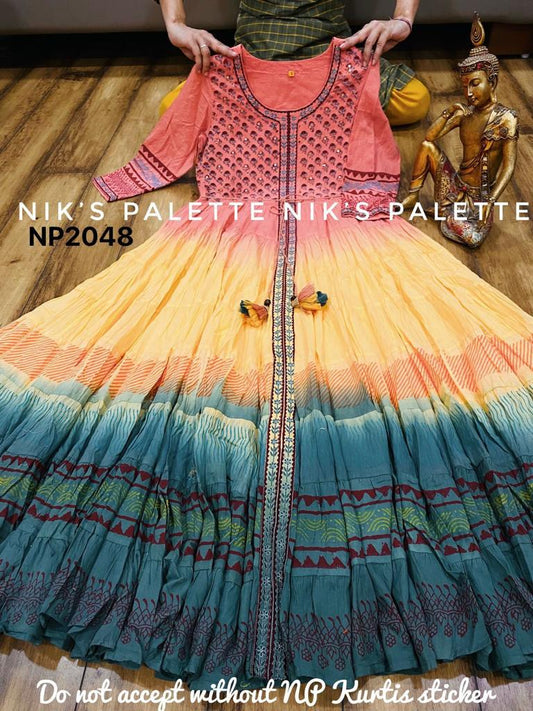 anarkali rainbow -1261