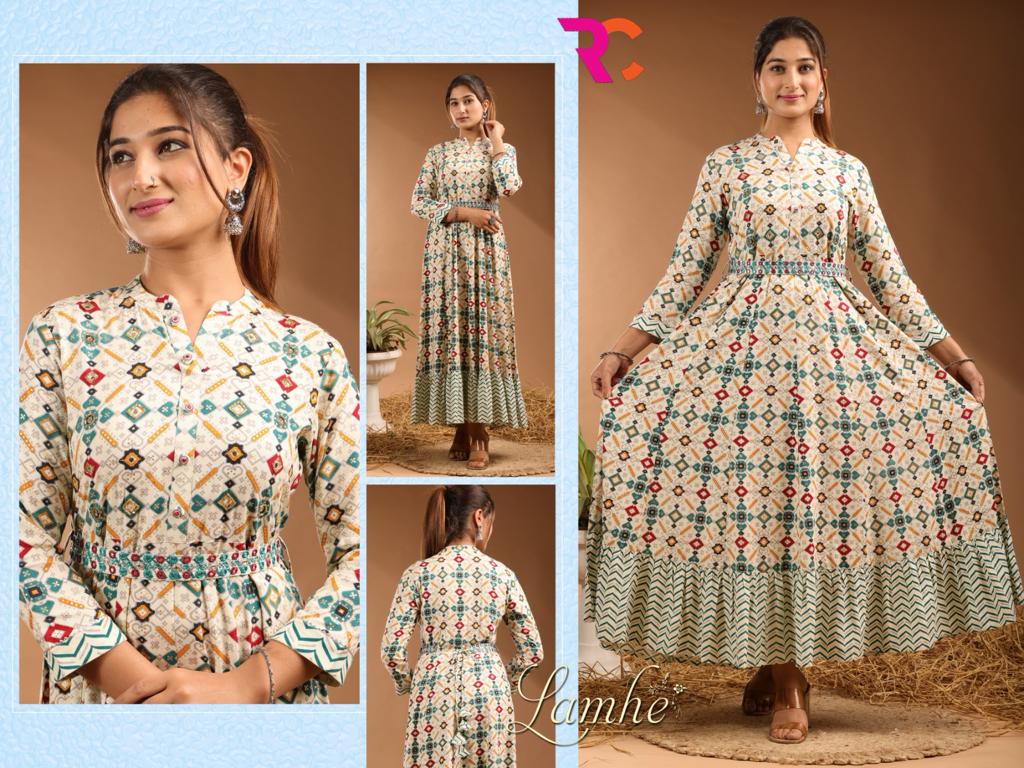 Anarkali big size sage -1690