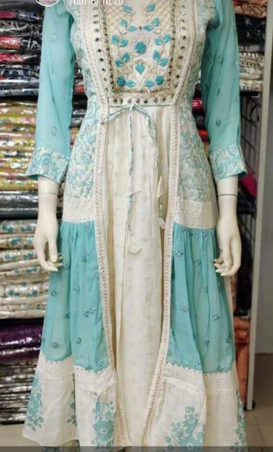 Anarkali Blue Aqua -1934 D