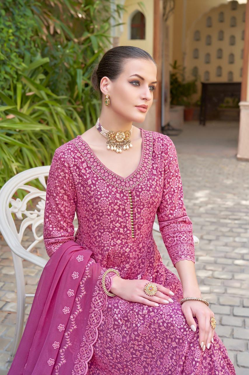 anarkali buttons action -1245 B