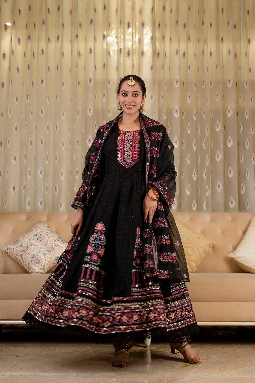 Anarkali Embordired 2156