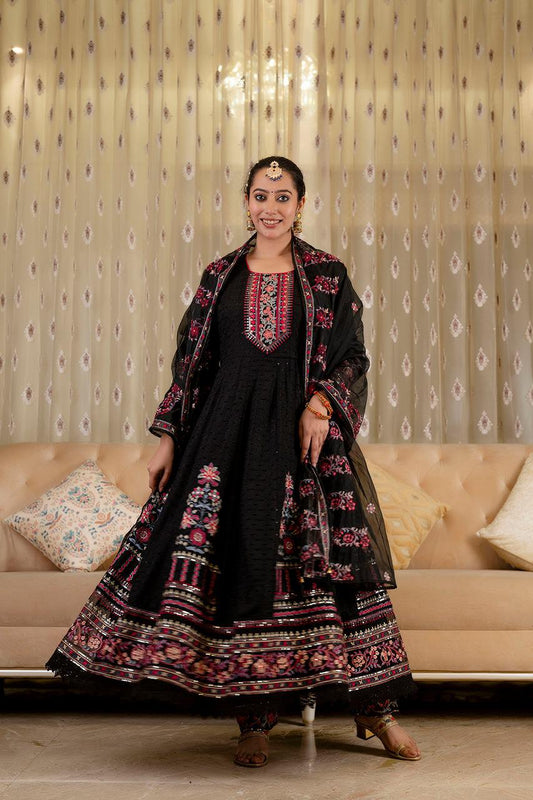 Anarkali Embordired 2156