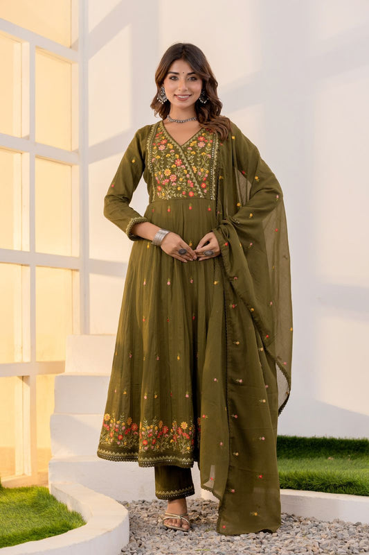 Anarkali Green -2520