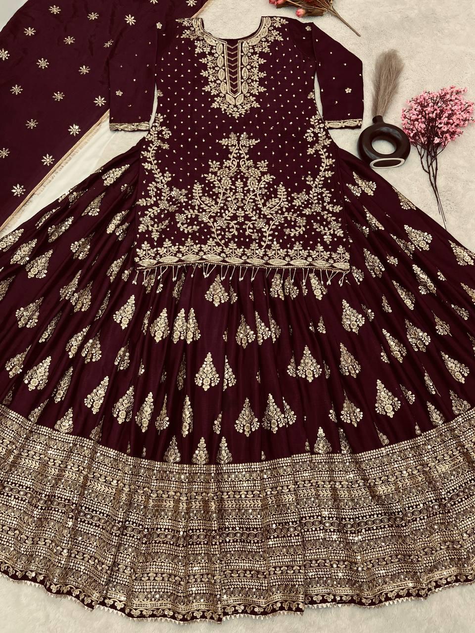 Anarkali Two Layer -2911