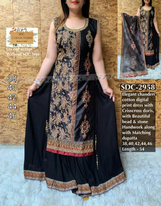 anarkali two layer -2997