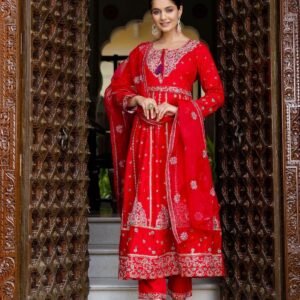 Bom Sale Dress ori india bordiran mewah dengan belt(1149)