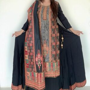 Dress wanita model india ori dua layer terbaru