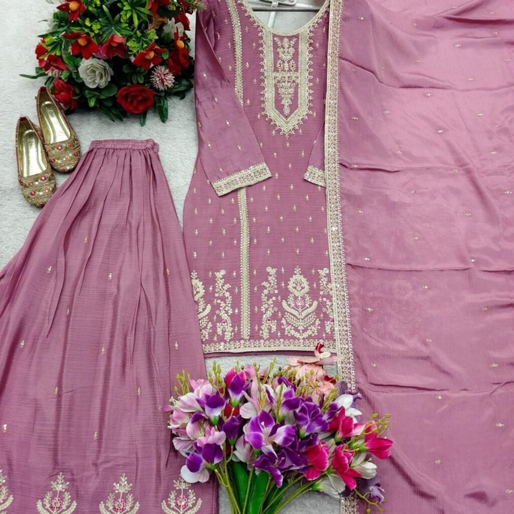 Setelan baju india celana palazzo