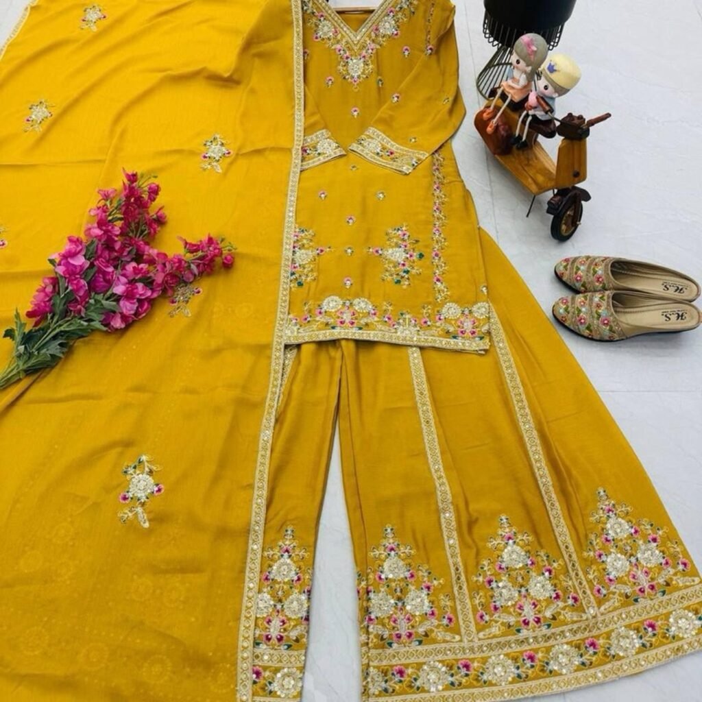 Setelan baju celana palazo india