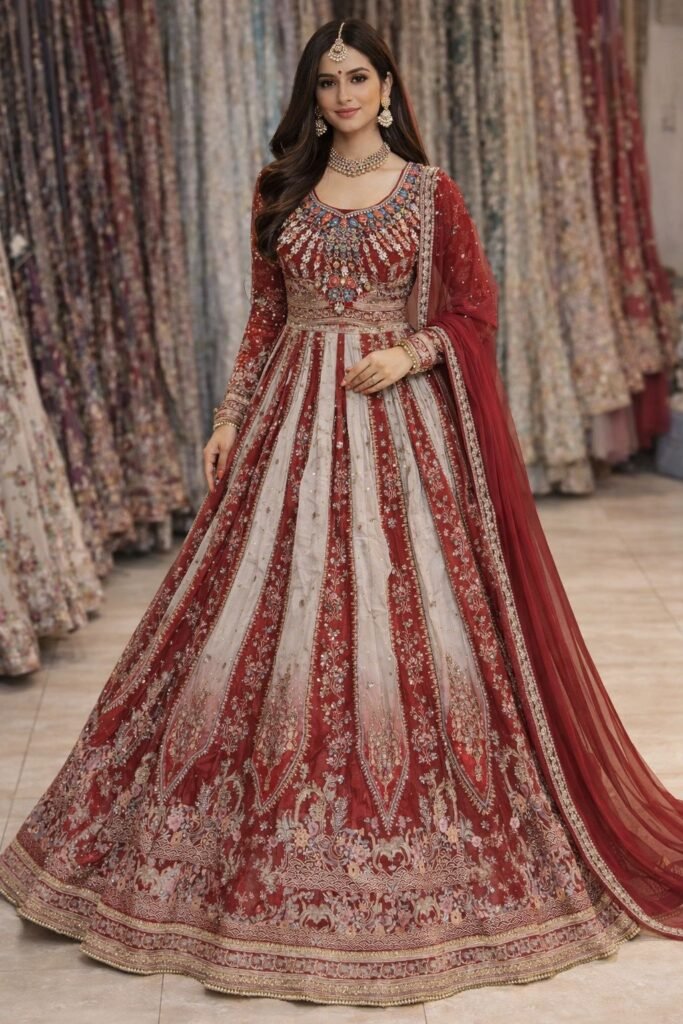 Gaun india wanita laila mewah