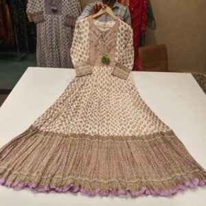 Single dress bahan katun lembut warna ungu