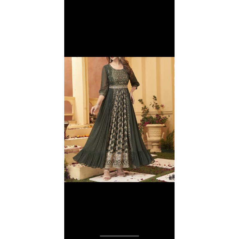 baju dress india ori model mewah - Gambar 2