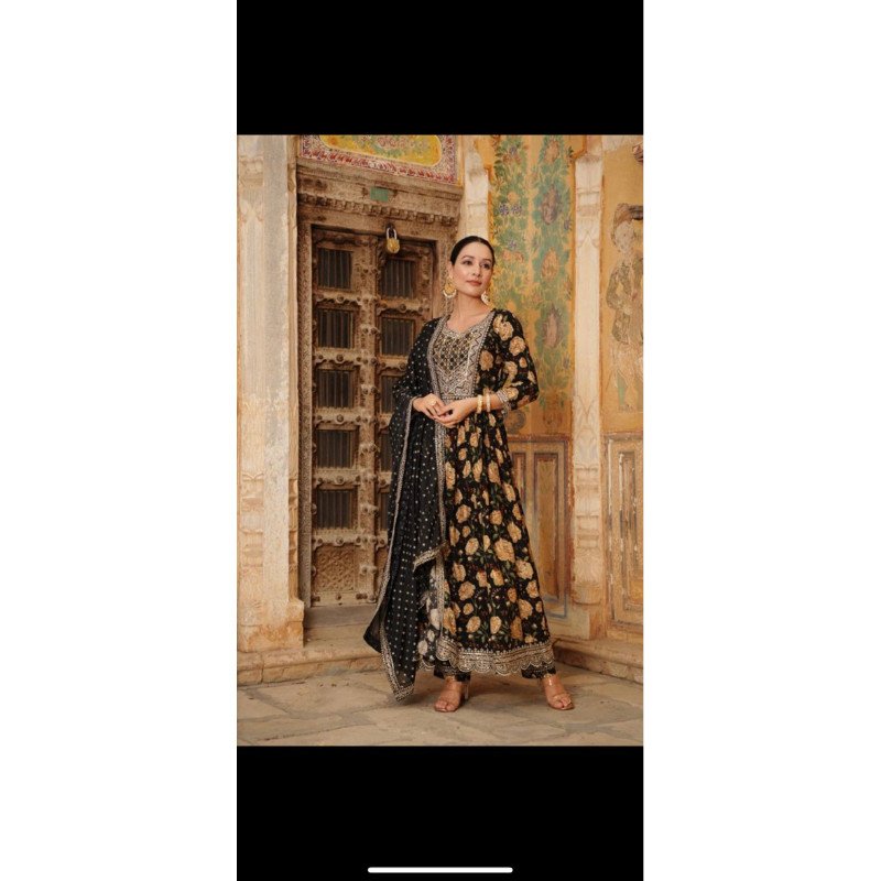 dress ori india model mastani set celana - Gambar 2