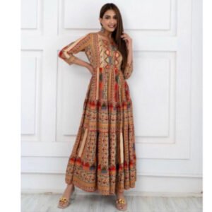 Baju dress ori india bahan rayon premium