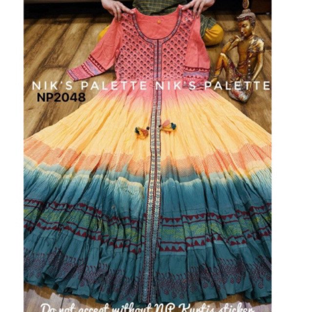 Dress ori india katun megar
