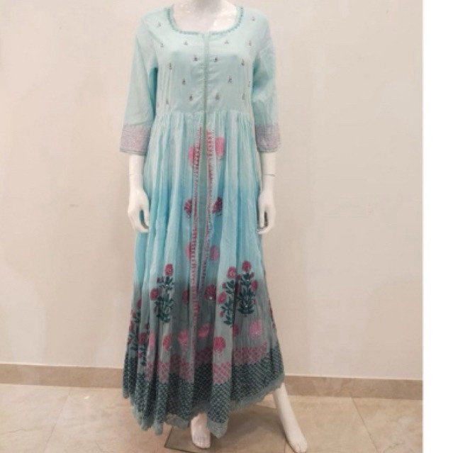 Dress ori india bahan katun megar