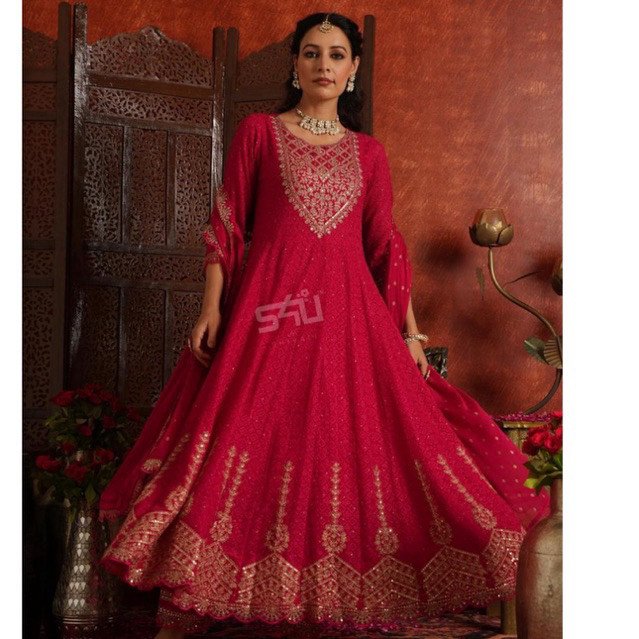Dres wanita bordiran payet ori india