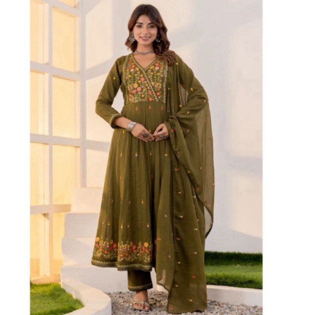 Baju dres model india bahan katun