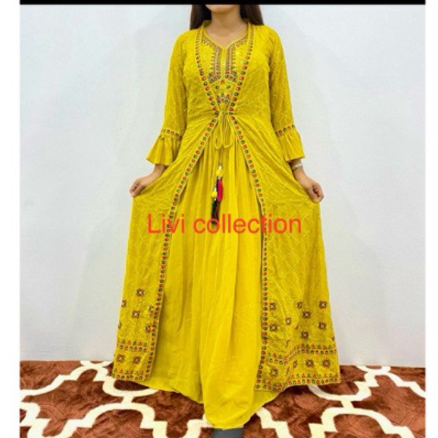 Baju dress ori india model rompi mewah