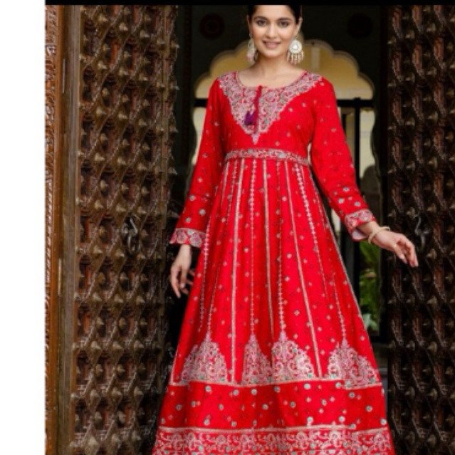 Dress ori india payet bordir mewah(1149)