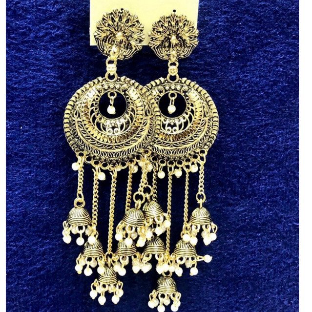 Anting wanita mewah asli india