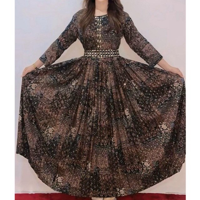 Baju dres model india rayon(2545)