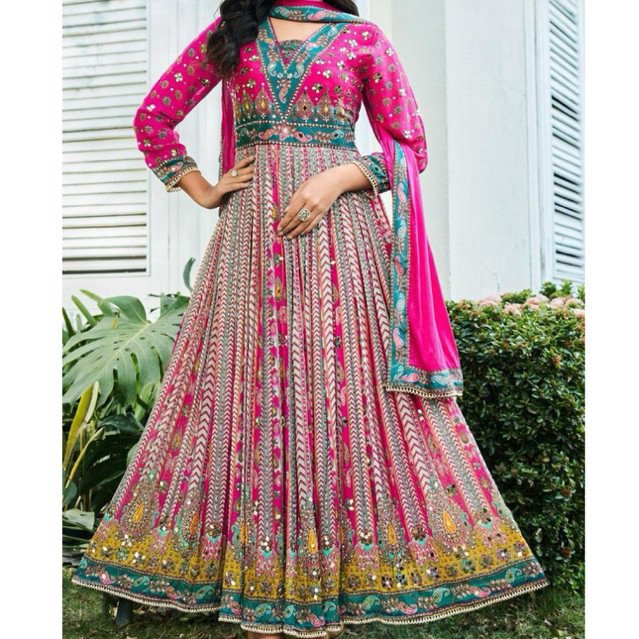 Dress wanita asli india terbaru viral