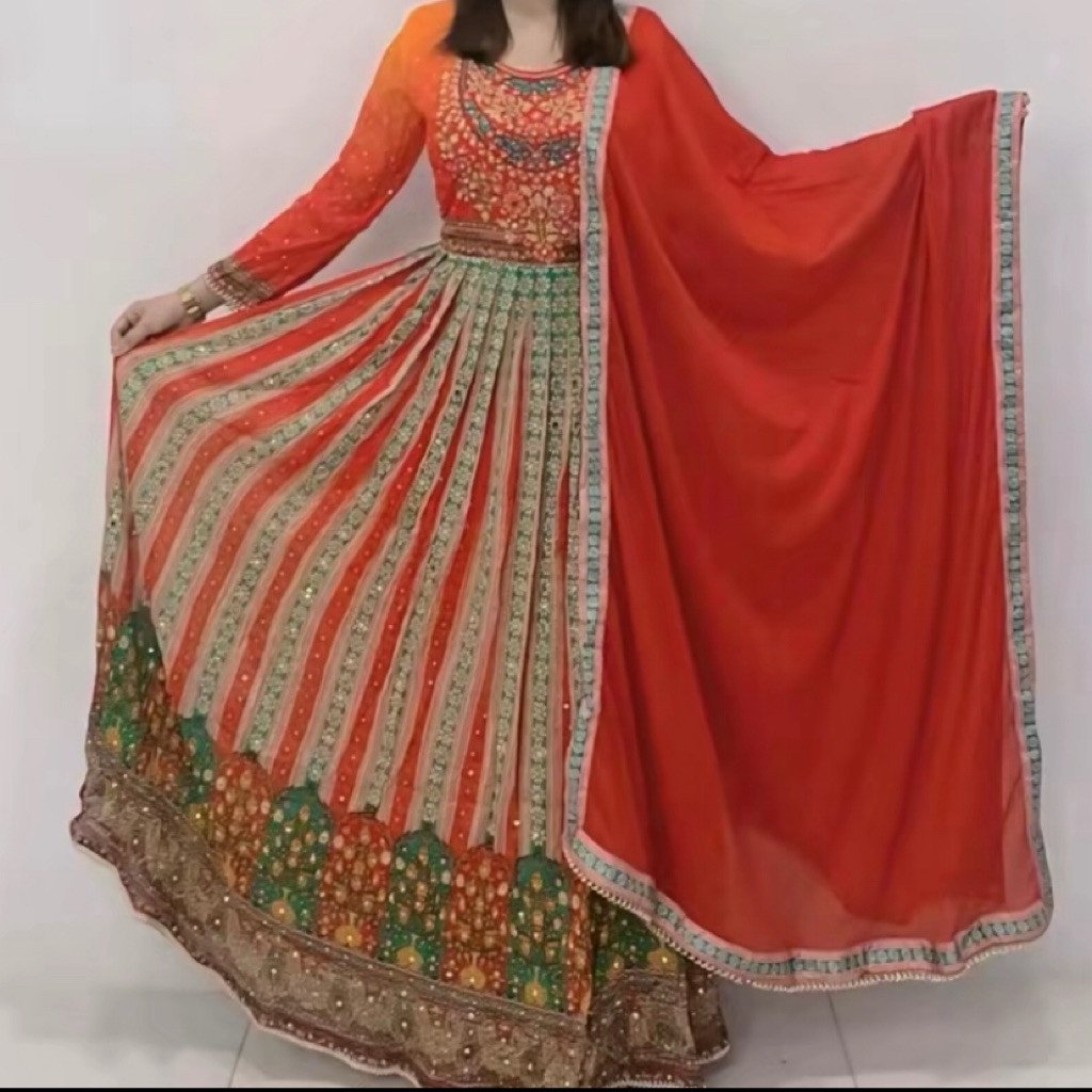 Dress wanita asli India terbaru