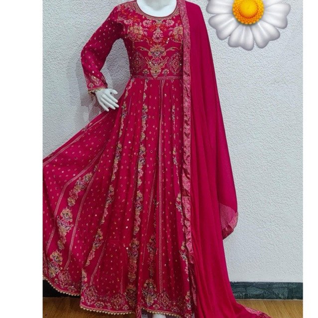 Dress wanita mewah asli india viral
