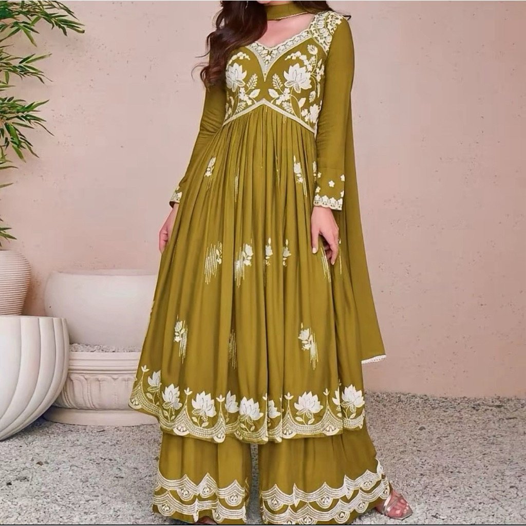 Baju wanita asli India setelan cantik