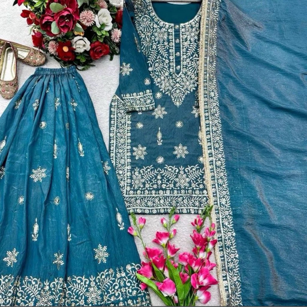 Setelan Baju India celana palazzo