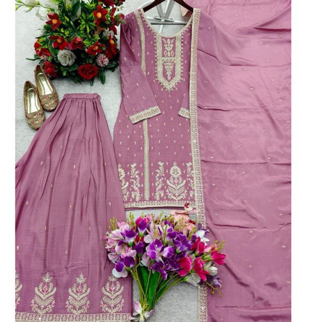 Setelan baju celana palazo india