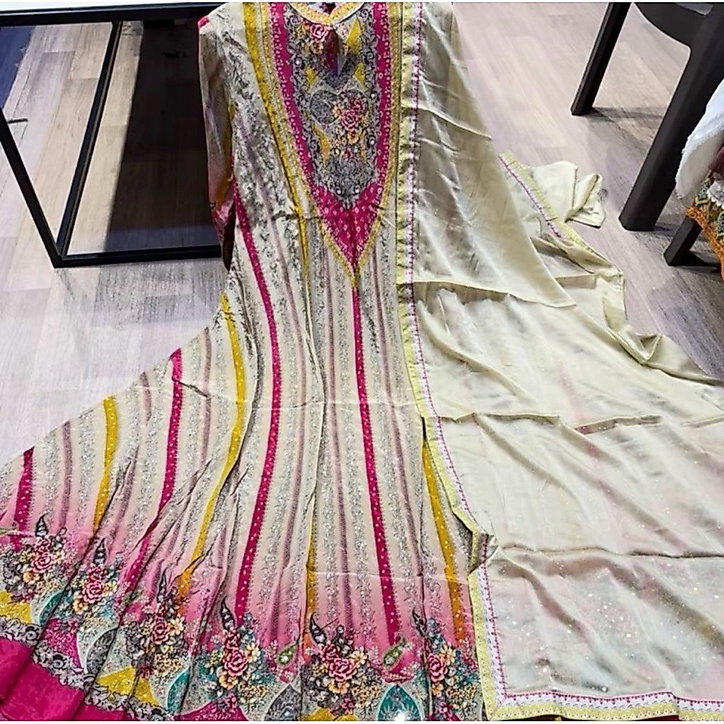Dress wanita india model turki viral dengan desain elegan dan mewah